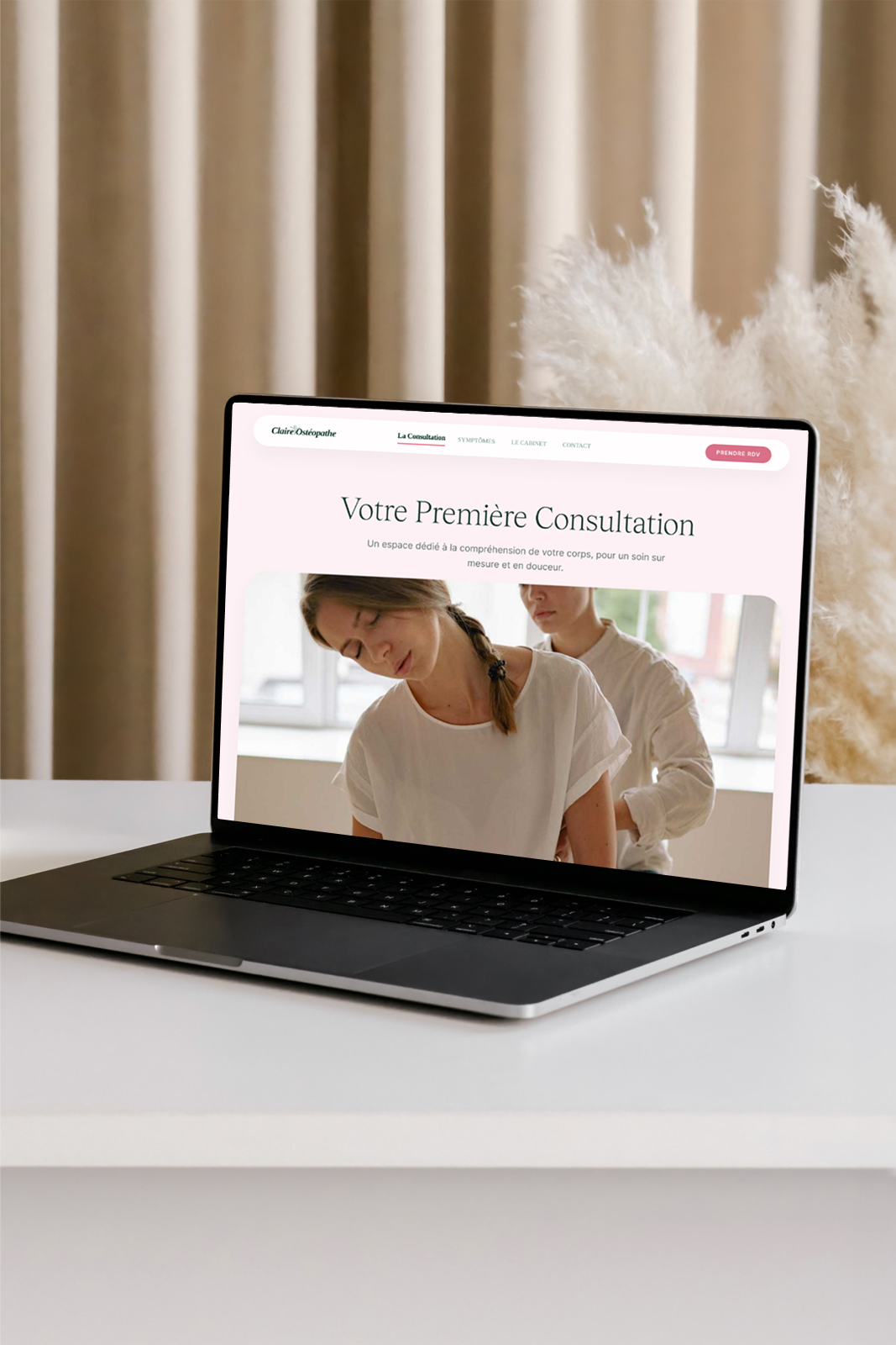 Vue desktop — Rendu sur ordinateur